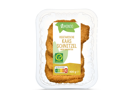 Vega kaasschnitzels of plantaardige kipstukjes