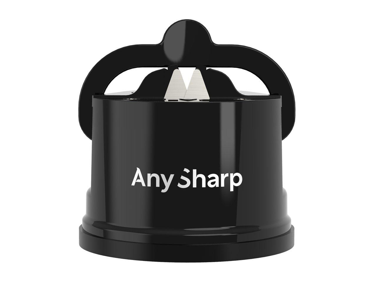 AnySharp black knife sharpener