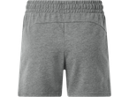 Pantaloni scurți PUMA de damă, gri, cu talie elastică și material moale.