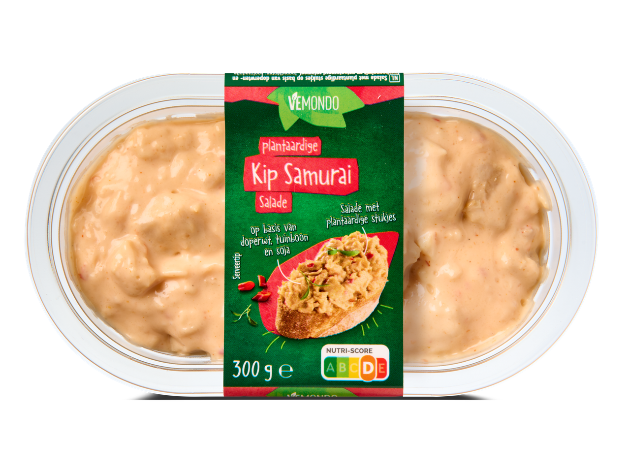 Vemondo Plantaardige Kip Samurai Salade, 300g, Nutri-Score A