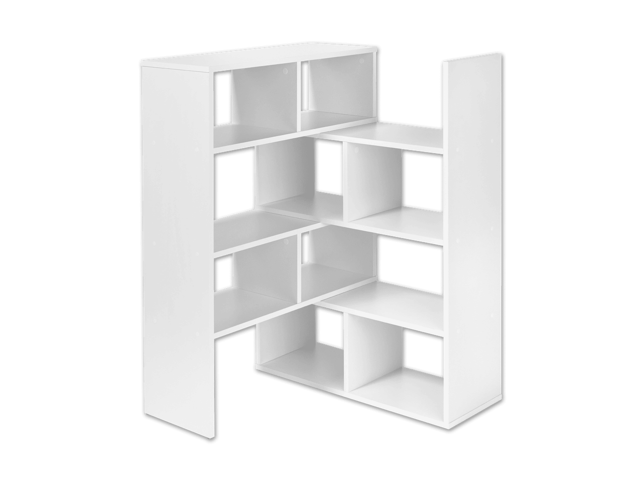 3D-Modell eines unfertigen Gebäudes mit mehreren Stockwerken.
