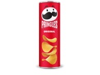Pringles Original chips in een tube.