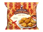 Caribbean Style Chicken Wings, Harry Chilli flavor, frozen.