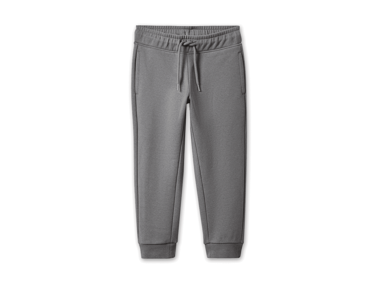 Graue Jogginghose mit Kordelzug und elastischem Bund
