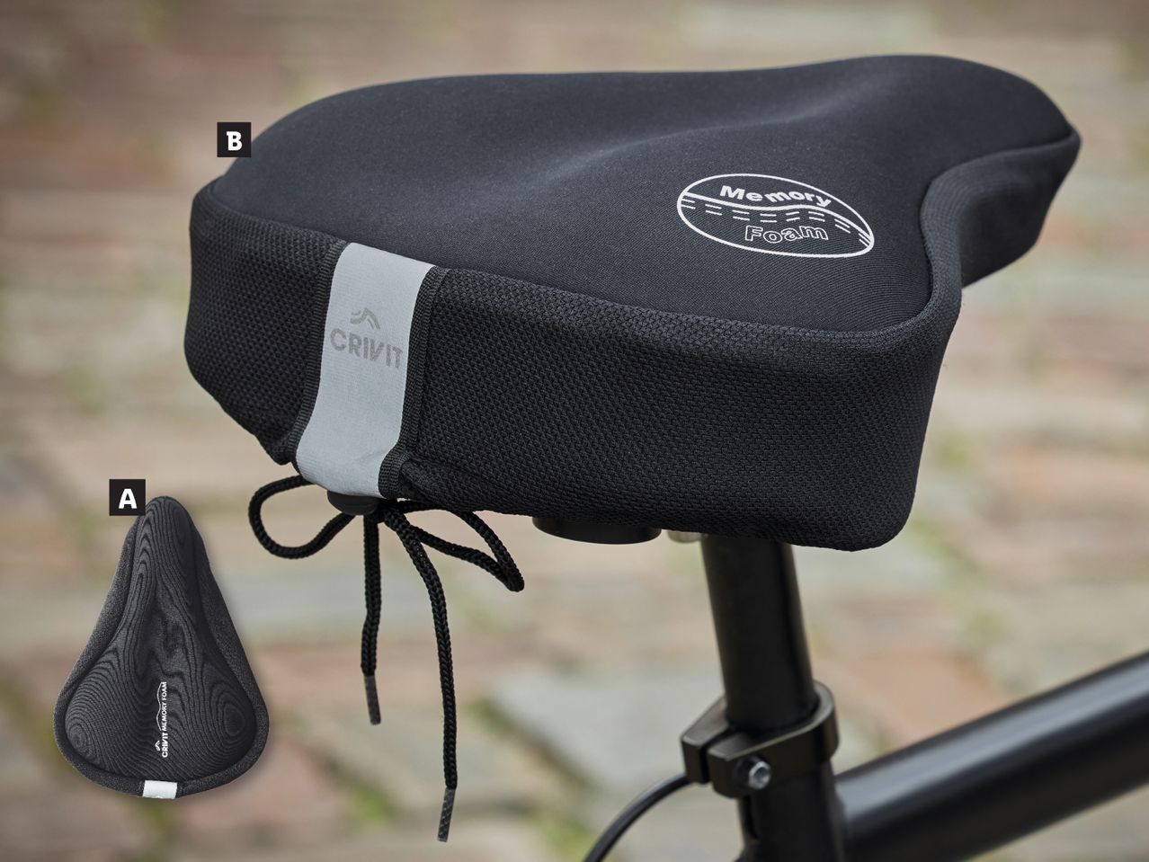 Velo Plush rattaistme kate koos lisasadulaga.