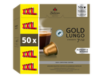 Cápsulas de café Bellarom Gold Lungo XXL (50 unidades), compatíveis com máquinas Nespresso.