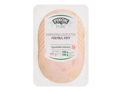 Füstölt, főtt csirkemell