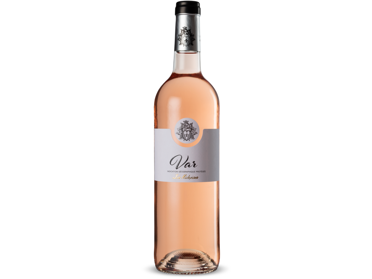 Fles rosé wijn Les Richesses Var.