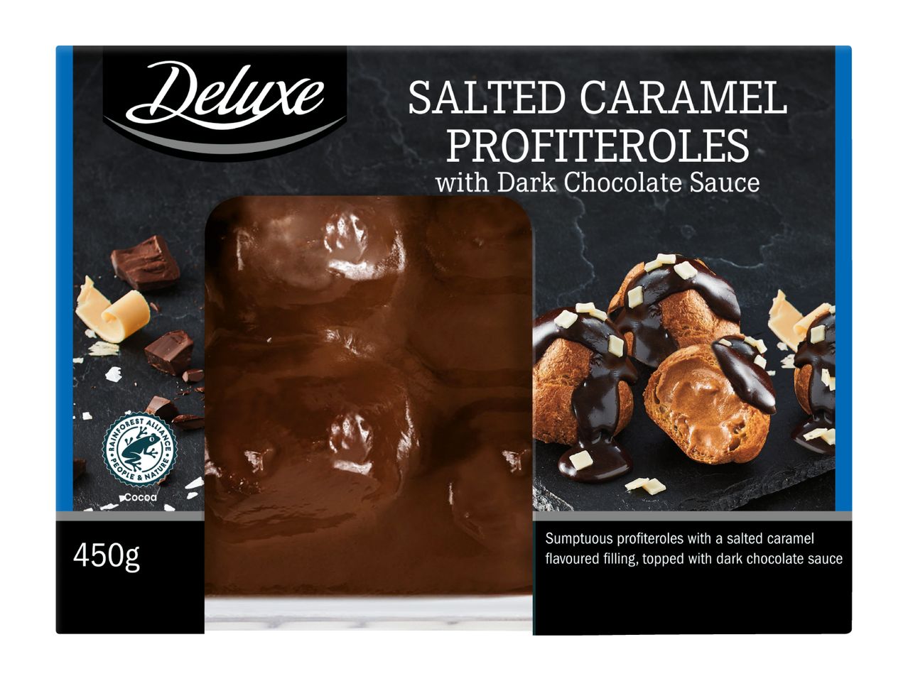 Salted Caramel Profiteroles