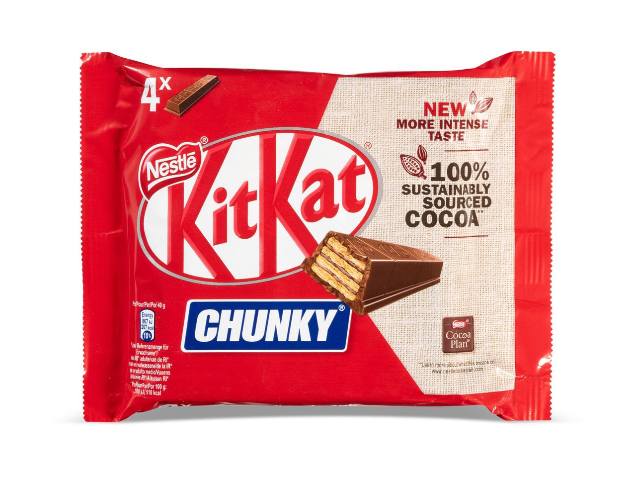 Ga naar volledige schermweergave: KitKat Chunky 4-pack - afbeelding 1