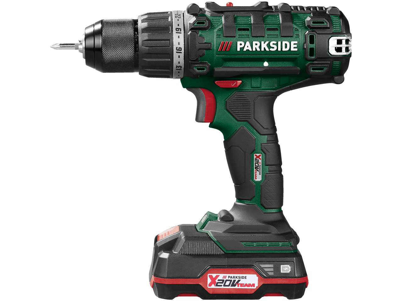Безжичен ударно-завинтващ инструмент Parkside X20V Team.
