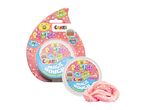Cra-Z-Art Sparkle Slime in pink, shown in packaging and pulled out.