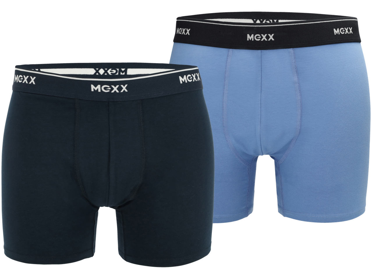 MCXX boxershorts, donkerblauw en lichtblauw.