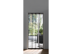Mosquiteiro magnético para porta, ideal para uso externo.
