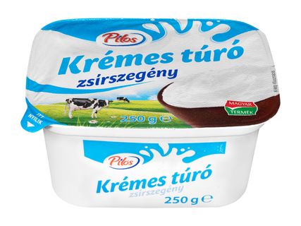 Zsírszegény krémes túró