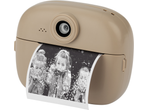 Beige LUPILU instant camera with a printed photo of children