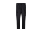 Schwarze Cargohose mit Kordelzug und elastischem Bund