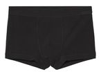 A pair of black men's boxer briefs.