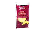 Saco de batatas fritas onduladas com sabor a presunto, 170g.