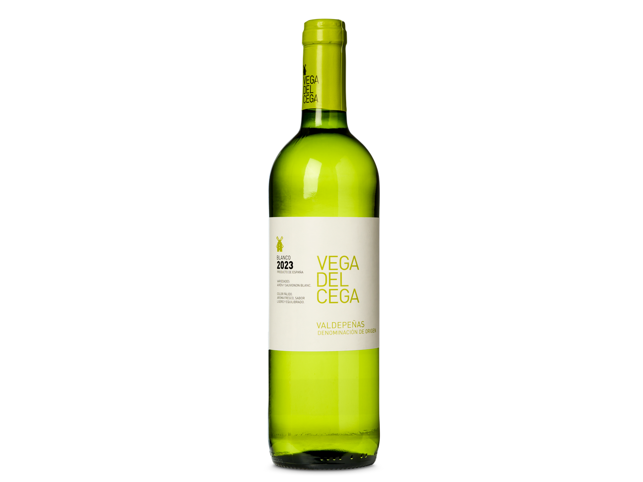 Vega del Cega 2023 Valdepeñas witte wijn.