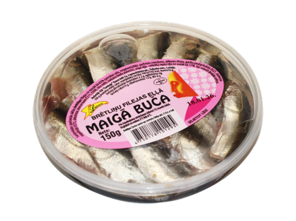 Liedags Brētliņu filejas eļļā "Maigā Buča" 150g