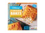 What's Cooking? 2 Chicken Bakes: succulent chicken breast pieces in creamy sauce and flaky puff pastry.