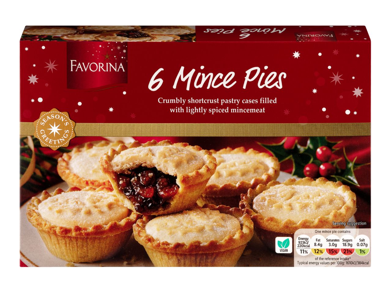 6 All Butter Mince Pies