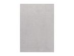Light gray bath mat with a subtle leaf pattern