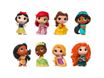 Eight Disney Princess Funko Pop! figures.