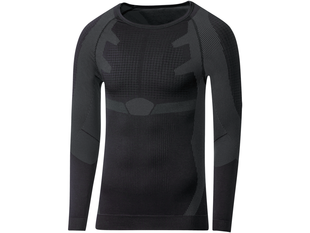 Melnas sporta apakšveļa ar garām piedurknēm.