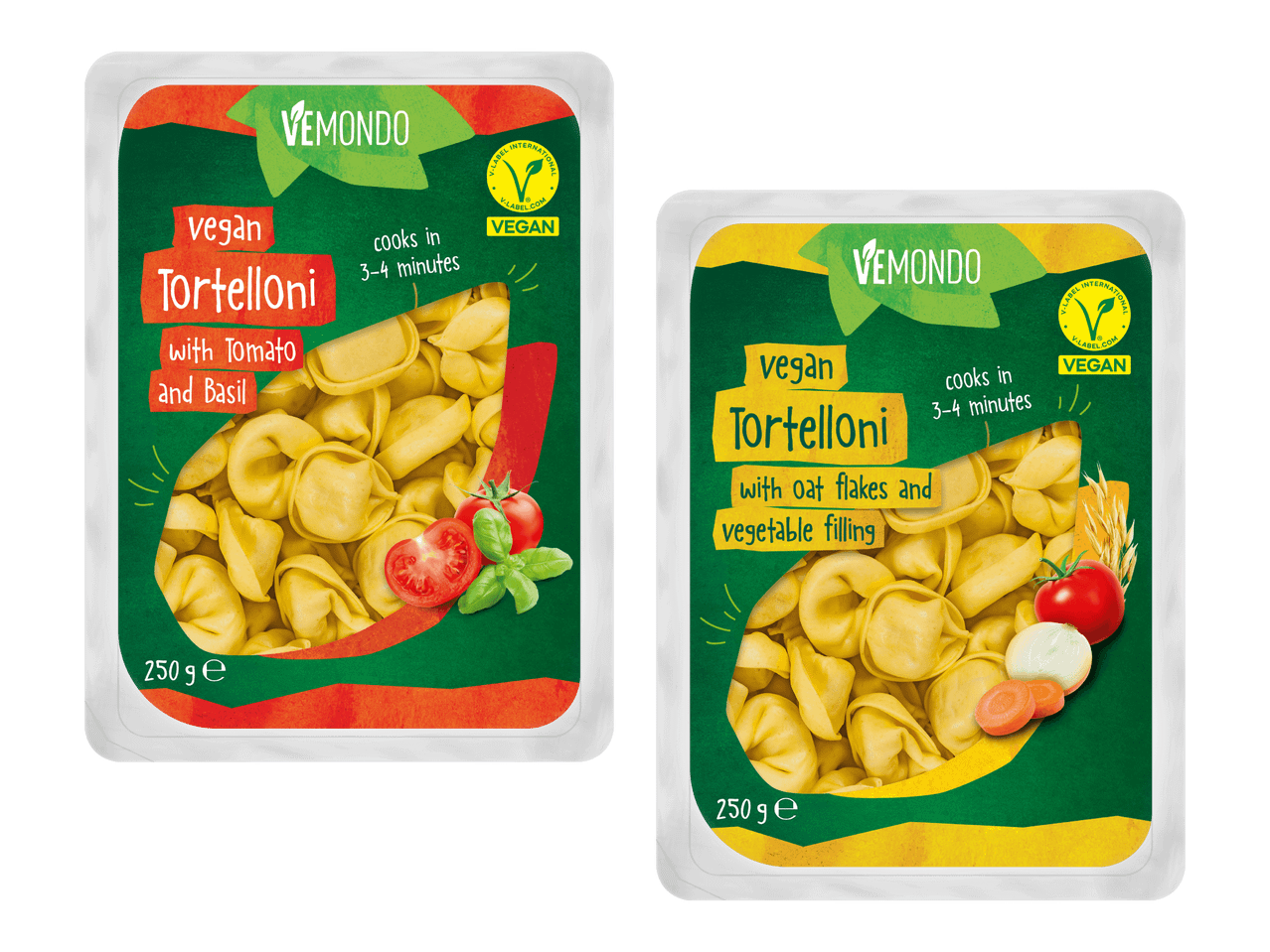 Vegaaninen tortelloni