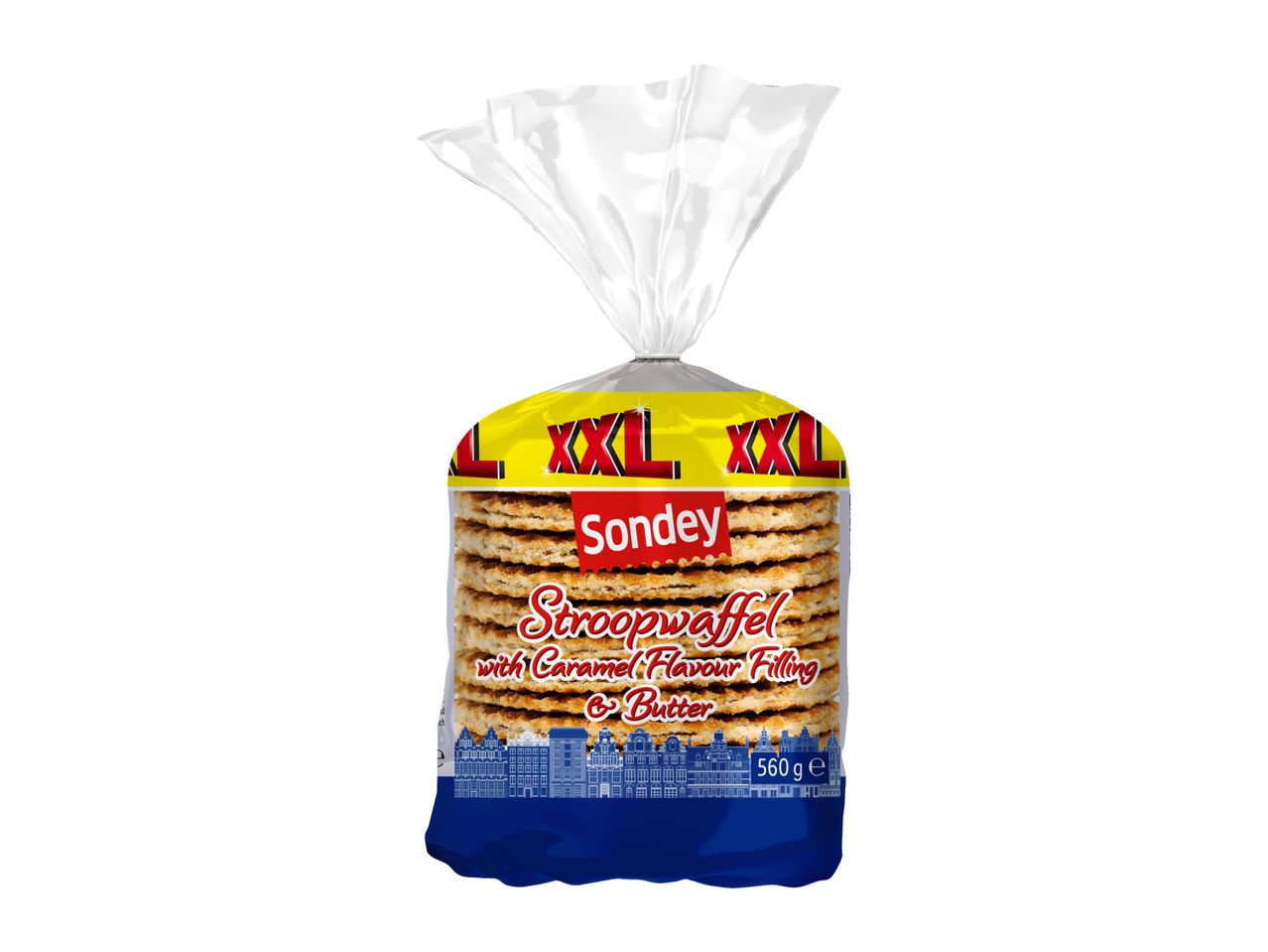 Sondey XXL Stroopwaffel With Caramel 