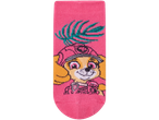 Pink socks featuring Skye from Paw Patrol.