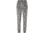 Pantaloni de pijama din velur Esmara pentru femei, cu model stelar