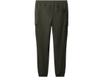 Esmara men's joggers in dark green with cargo pockets and elastic cuffs.