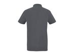 Dark gray men's short-sleeve polo shirt.