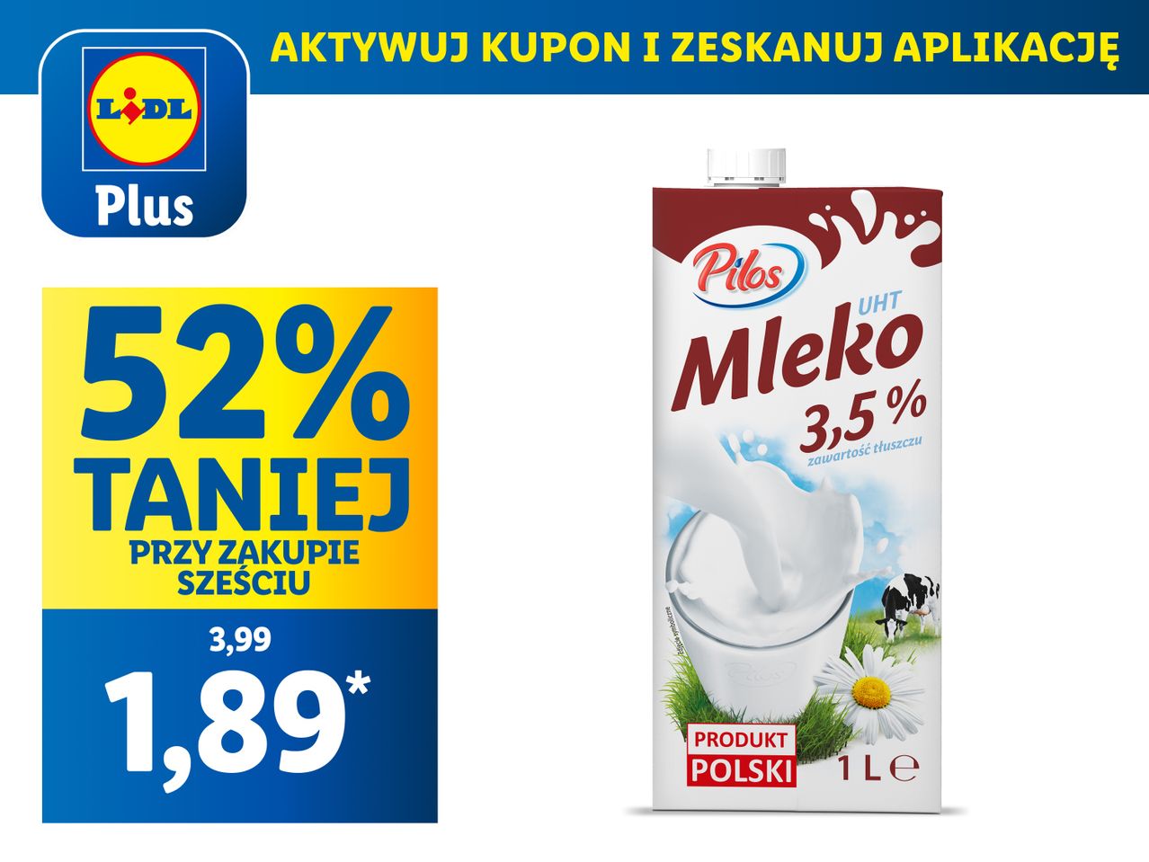 Mleko UHT 3,5%; Mleko UHT 3,5%