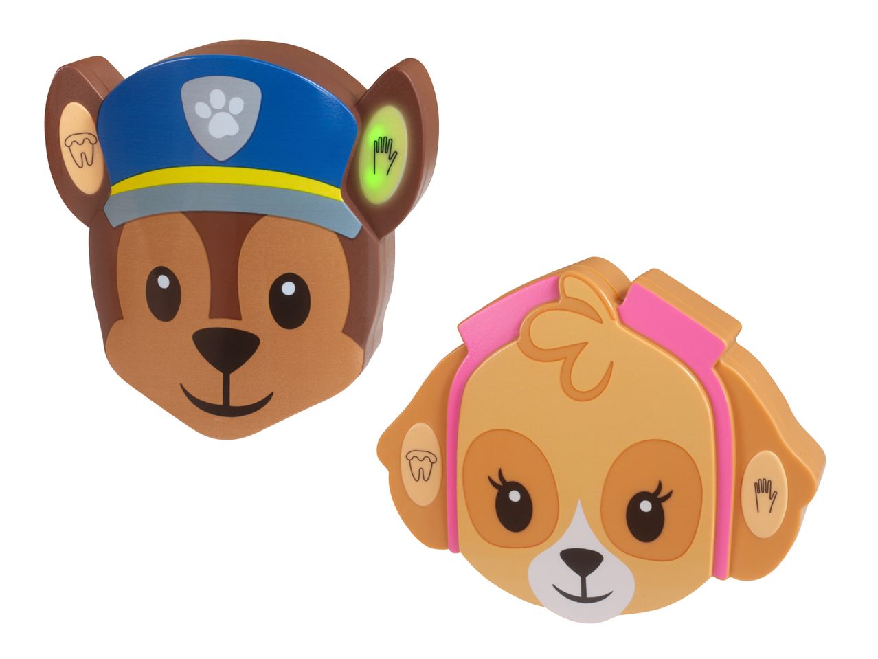 Paw Patrol Chase und Skye Nachtlichter