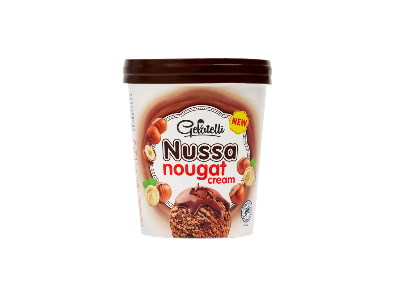 Gelato al cioccolato e nocciola Nussa Gelatelli, nuovo gusto.