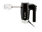 Black hand mixer with silver details and the year 1973 printed on the side