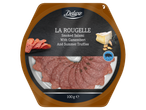 Deluxe LA Rougelle: kūpināta salami ar kamemberu un vasaras trifeles.
