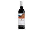 Garrafa de vinho tinto Assobio Vinho Tinto Douro com um rótulo de vinha cénica.