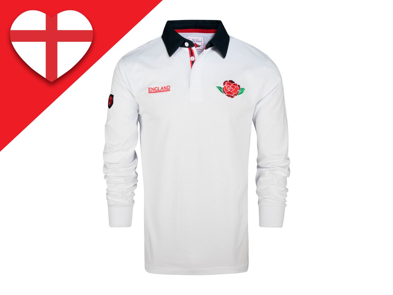 Go to full screen view: Adults’ England Rugby Shirt - Image 1