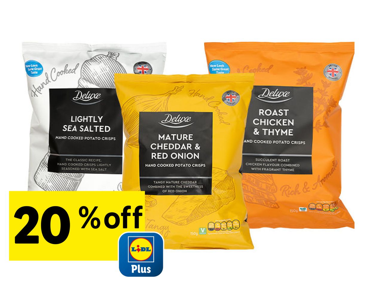 Deluxe Hand Cooked Crisps