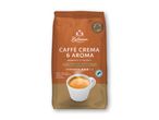 Bellarom Caffè Crema & Aroma kaffebønner i en brun pose med et billede af en kop kaffe.