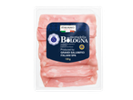 Pacote de 150g de Mortadela Bologna Italimo, estilo italiano.