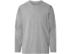 Pilki vyriški marškinėliai ilgomis rankovėmis