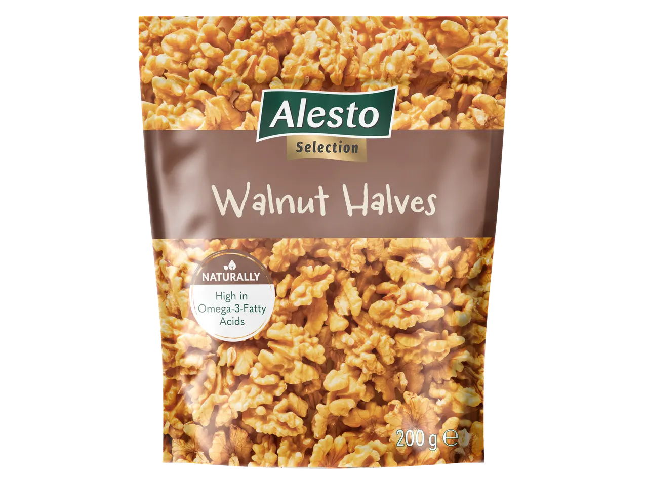 Pachet Alesto Selection de jumătăți de nucă, 200 g.