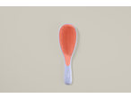 Escova de cabelo CIEN BEAUTY Entwirrhaarbürsten com cerdas laranja e cabo roxo