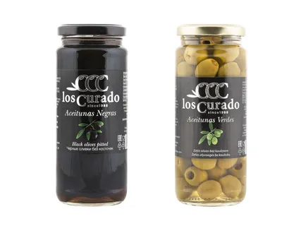 Juodos arba žalios alyvuogės be kauliukų